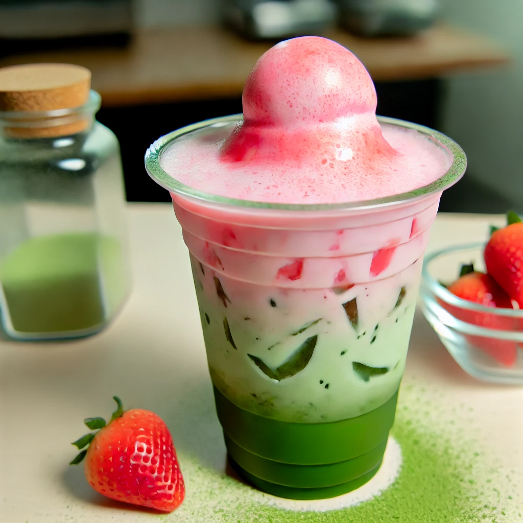 How To Order A Strawberries And Cream Matcha At Dunkin’ With This Hack