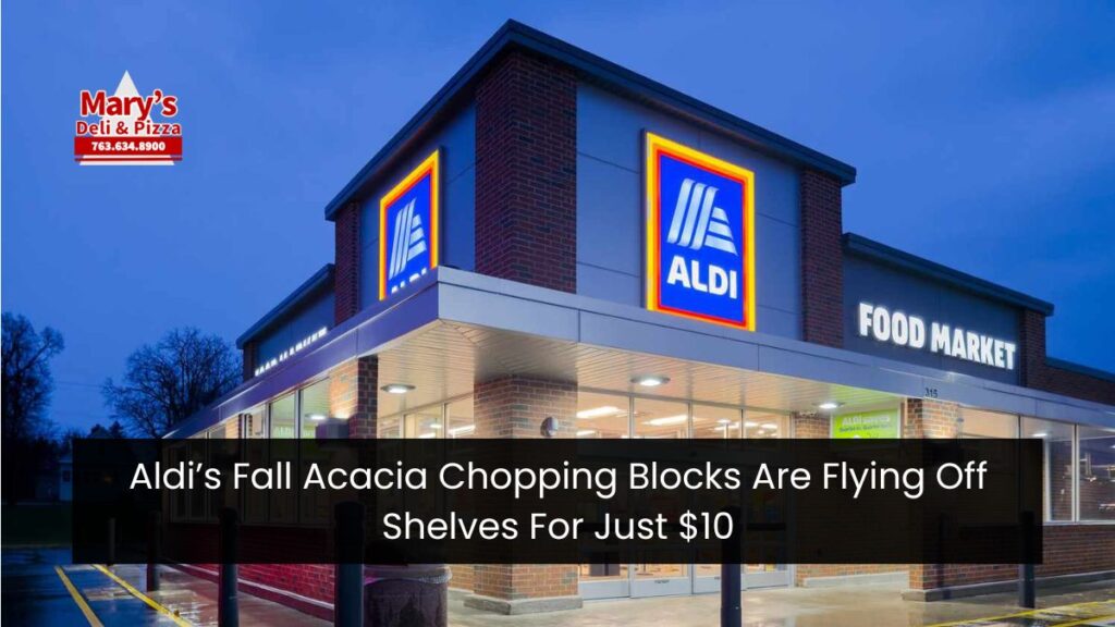 Aldi’s Fall Acacia Chopping Blocks Are Flying Off Shelves For Just $10