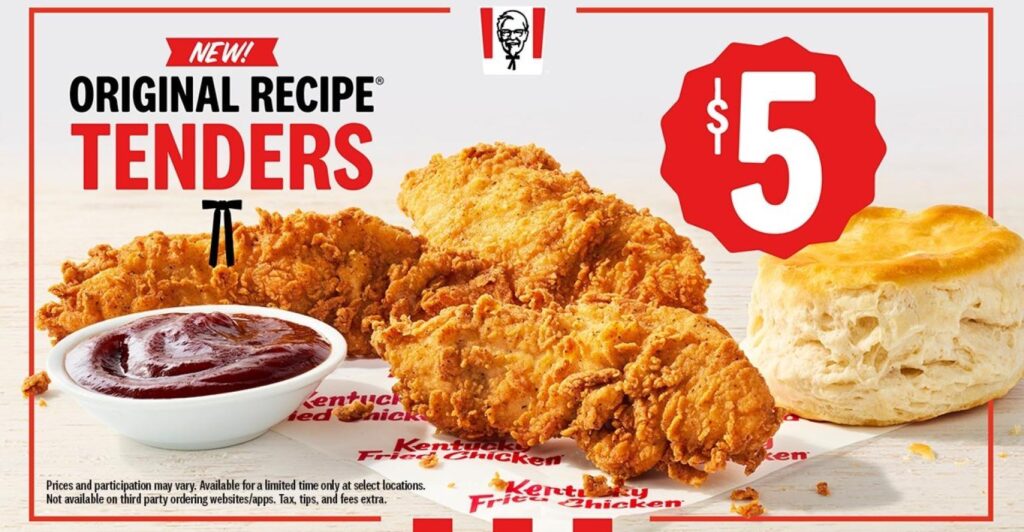 KFC’s New Original Recipe Chicken Tenders Launch Nationwide