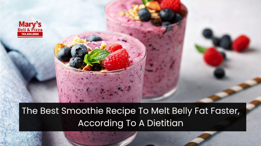 The Best Smoothie Recipe To Melt Belly Fat Faster, According To A Dietitian